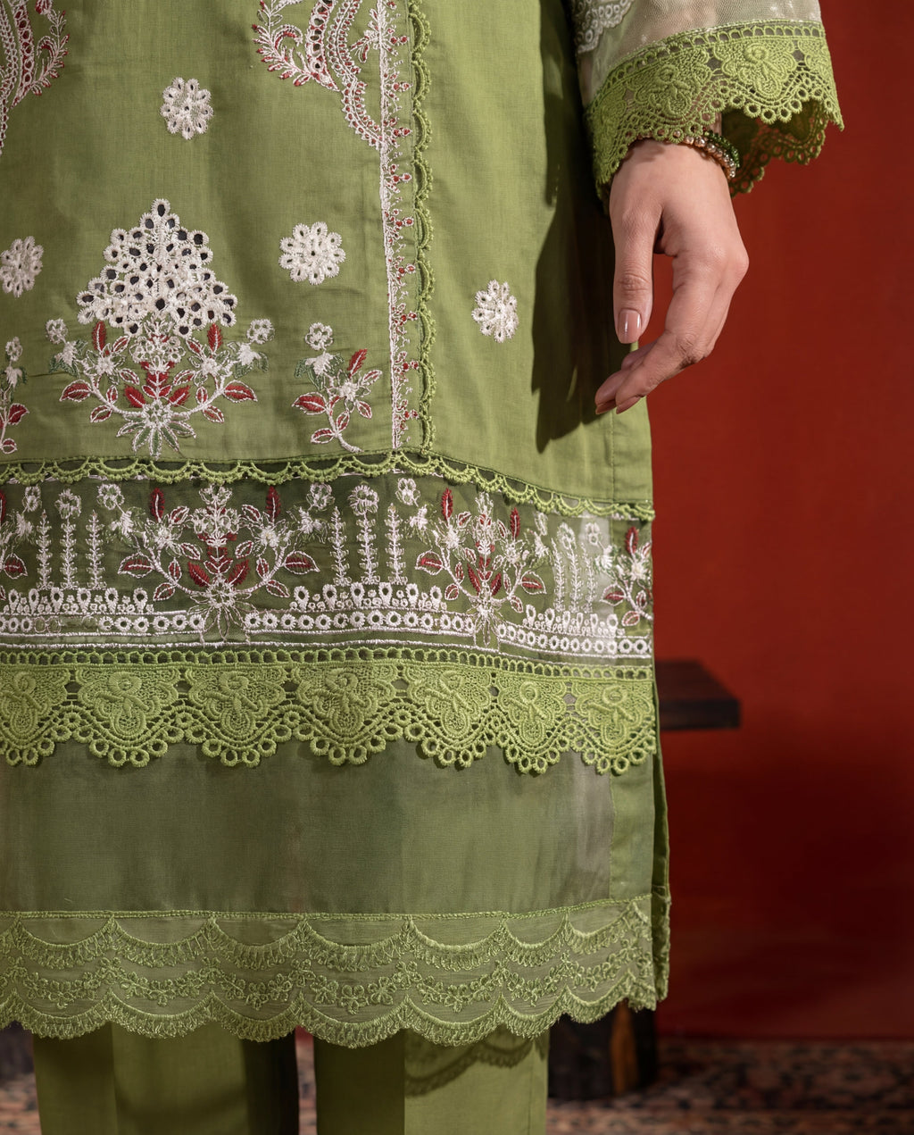 Wateeb Premium Fabric Pakistani Summer Dresses - Sahiba-clothing - 2