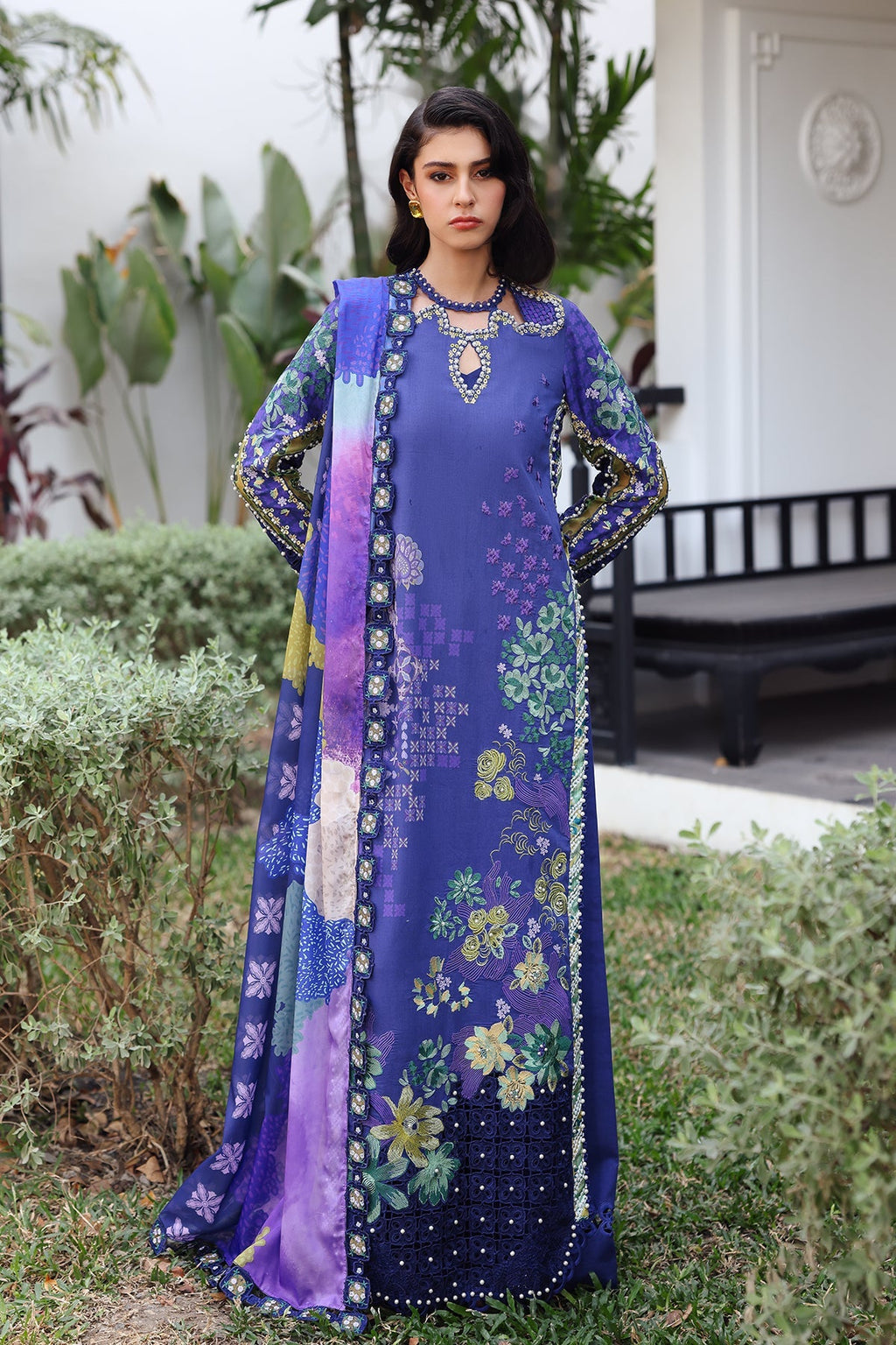 Lumora Organza Pakistani Summer Dresses - Afrozeh - 1