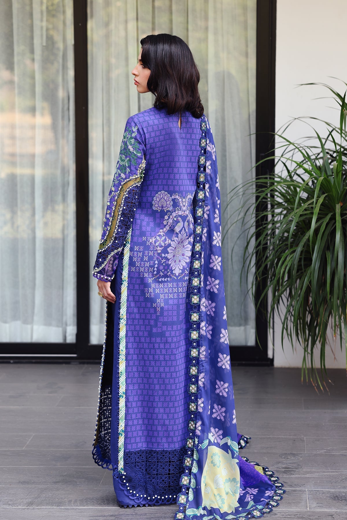 Lumora Organza Pakistani Summer Dresses - Afrozeh - 5