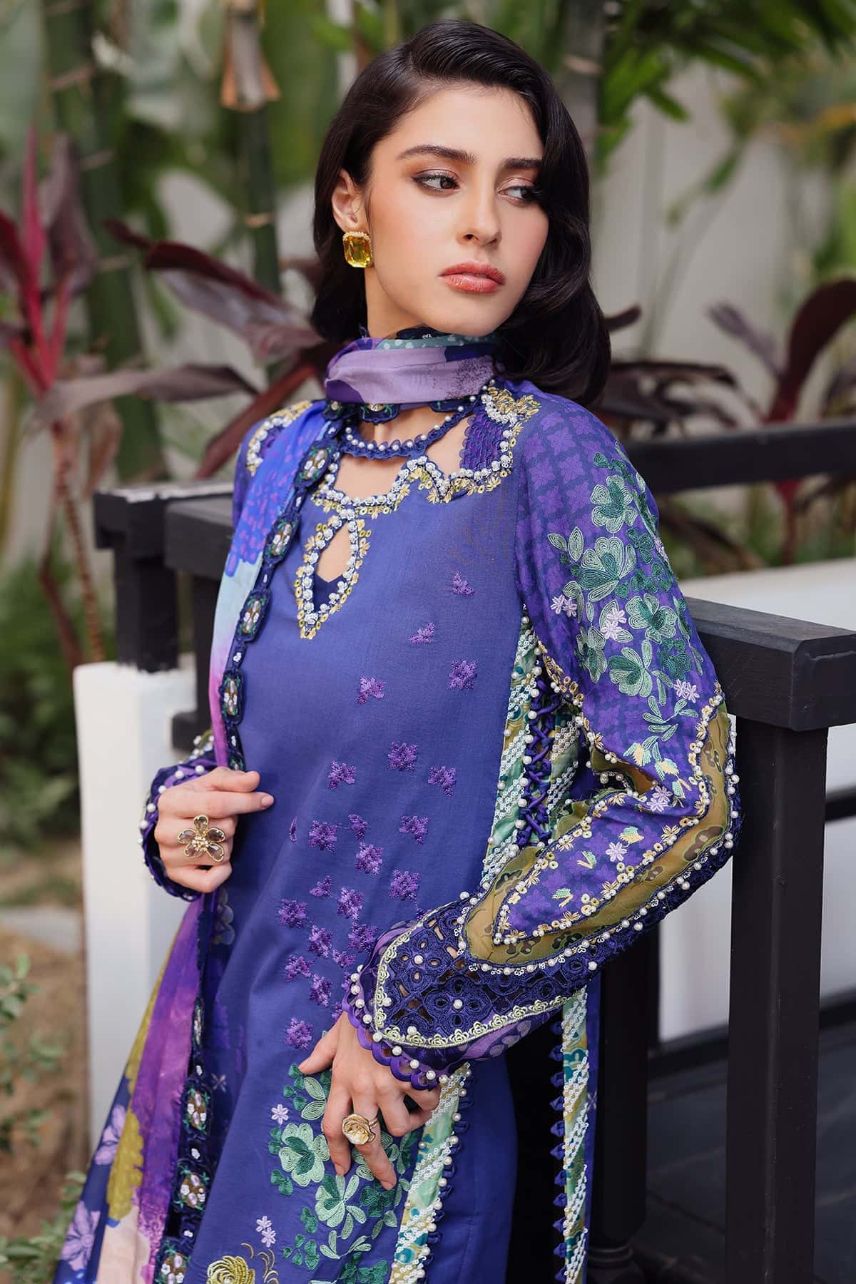 Lumora Organza Pakistani Summer Dresses - Afrozeh - 6