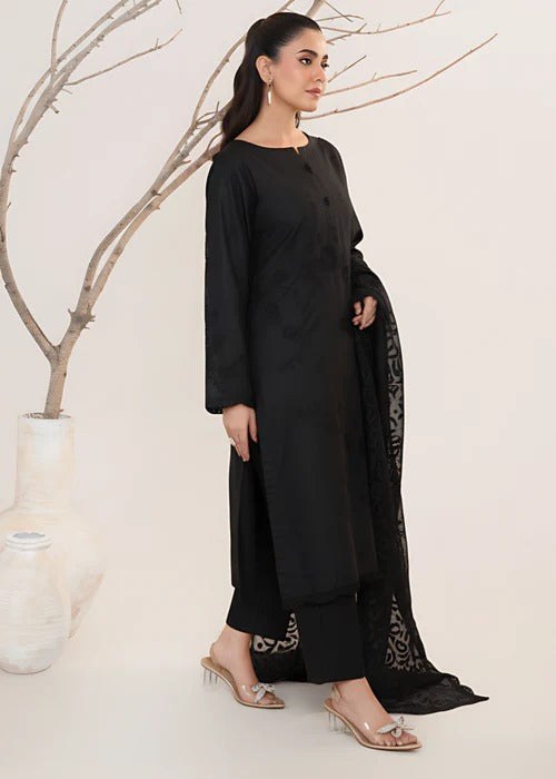 Zurna - Black Net Pakistani Summer Dresses - Sahiba-clothing - 3