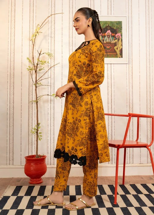 Caramel Premium Fabric Pakistani Summer Dresses - Sahiba-clothing - 3