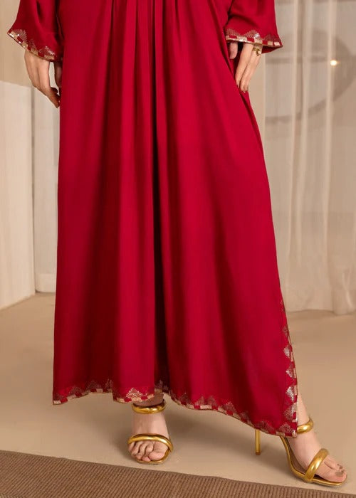Sevra Kaftan Premium Fabric Pakistani Winter Dresses - Sahiba-clothing - 5