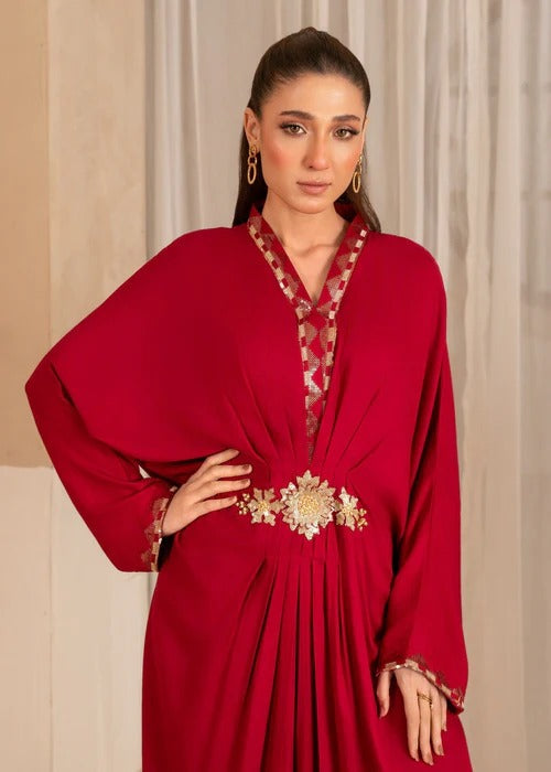 Sevra Kaftan Premium Fabric Pakistani Winter Dresses - Sahiba-clothing - 2