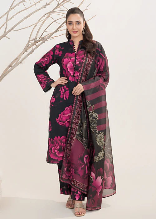 Dreamy Black Premium Fabric Pakistani Summer Dresses - Sahiba-clothing - 1