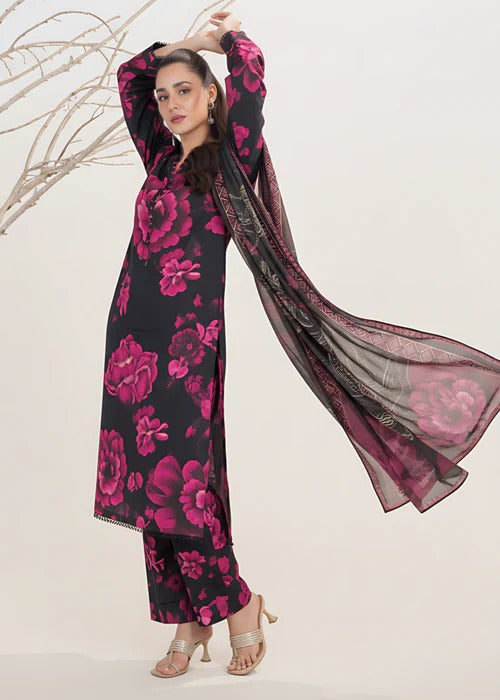 Dreamy Black Premium Fabric Pakistani Summer Dresses - Sahiba-clothing - 3