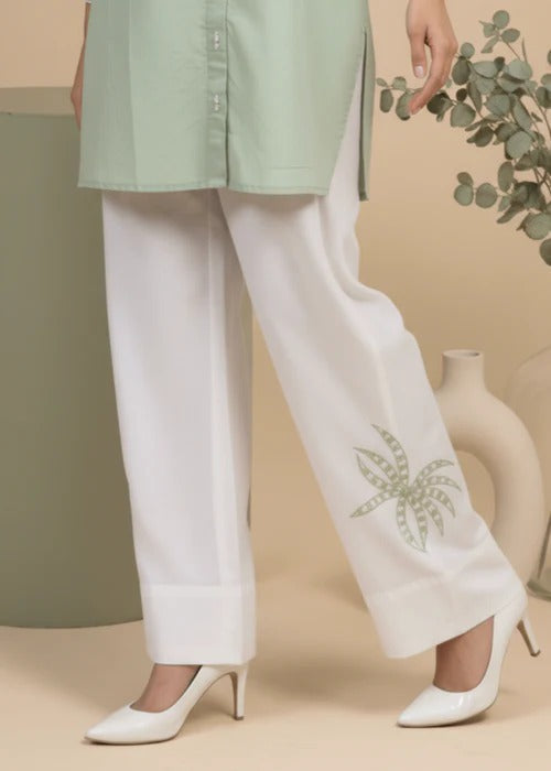 Yavina Green Premium Fabric Pakistani Summer Dresses - Sahiba-clothing - 3