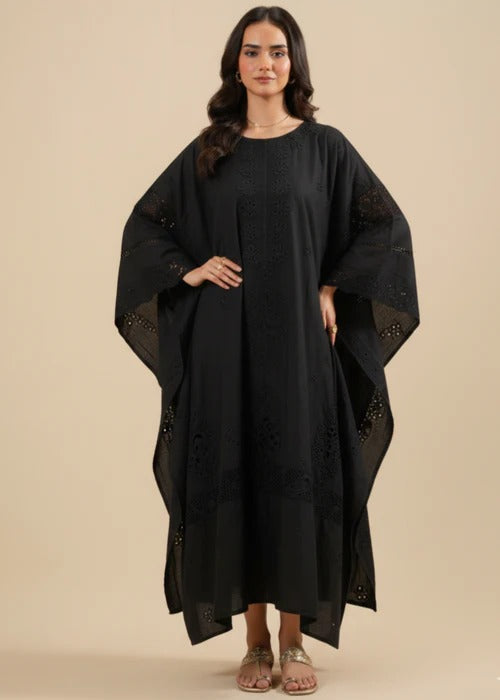 Lavreen Black Premium Fabric Pakistani Winter Dresses - Sahiba-clothing - 1
