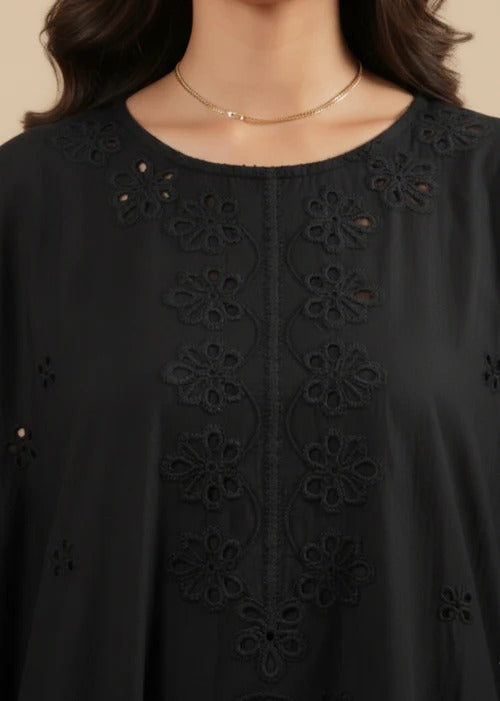 Lavreen Black Premium Fabric Pakistani Winter Dresses - Sahiba-clothing - 2