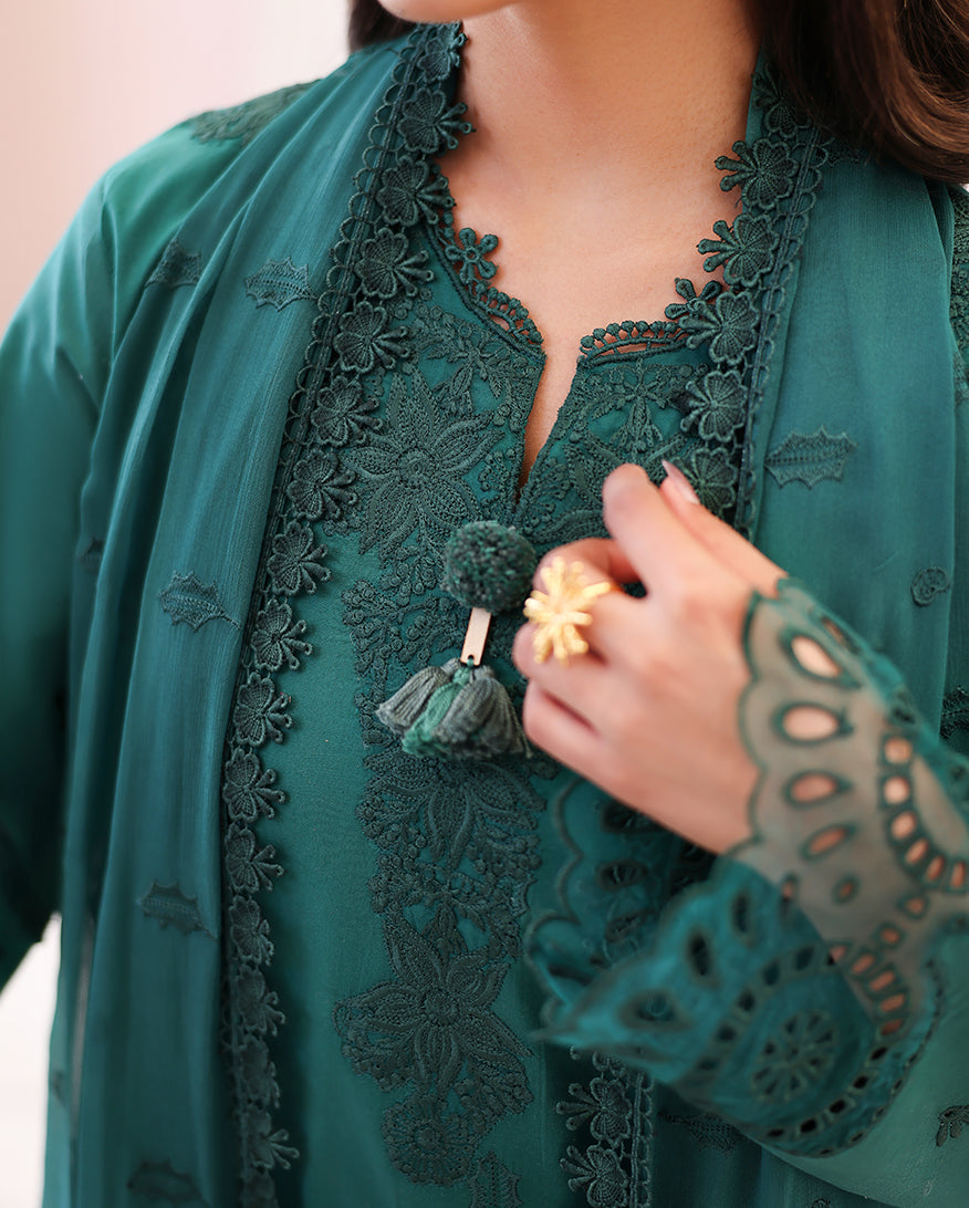 Whispered Veil Organza Women Clothing - Roheenaz - 4