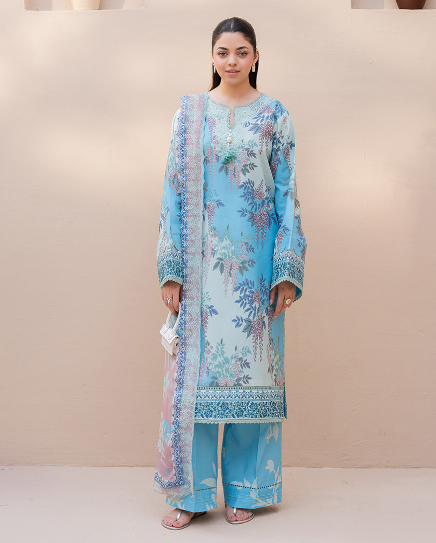 Wild Peony Organza Women Clothing - Roheenaz - 1