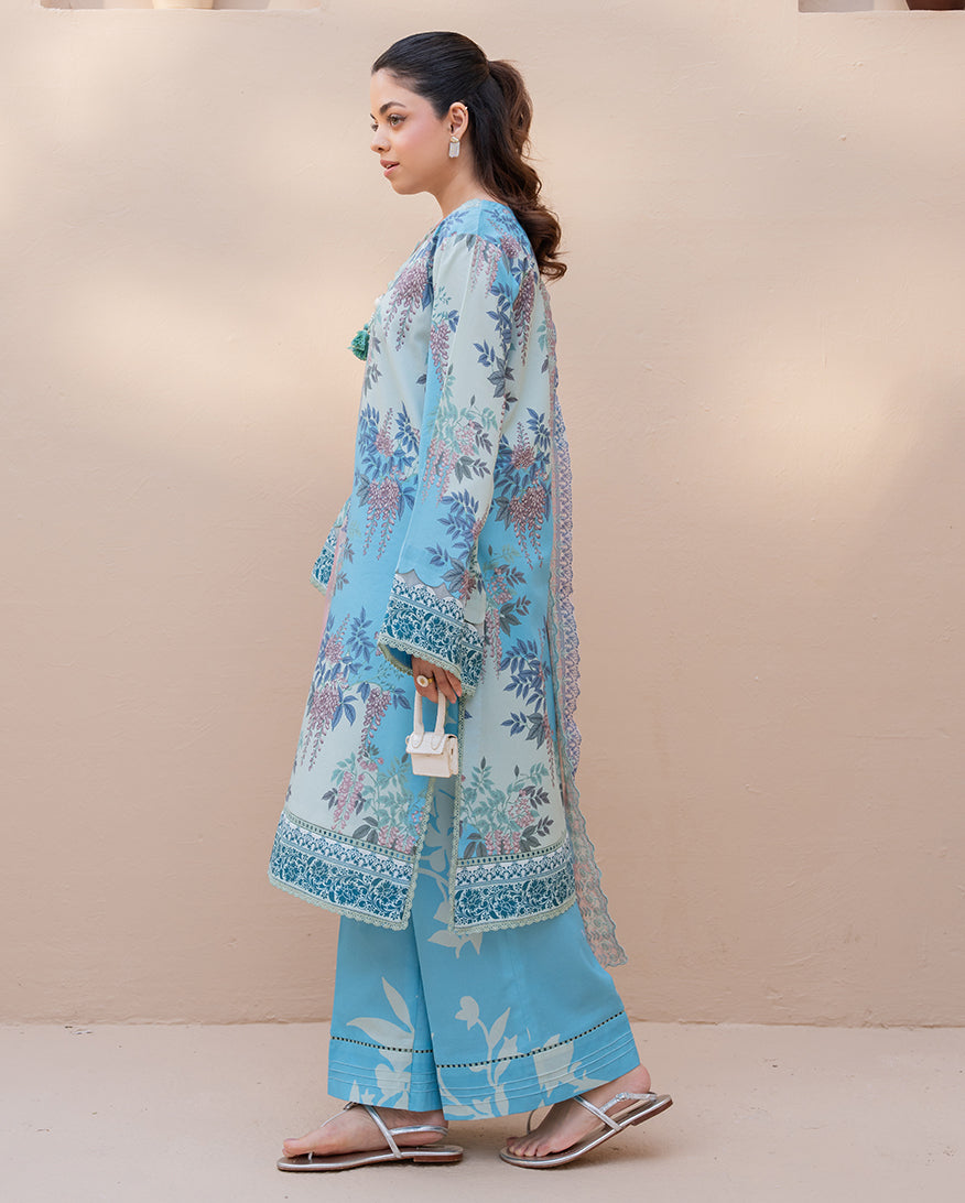 Wild Peony Organza Women Clothing - Roheenaz - 2