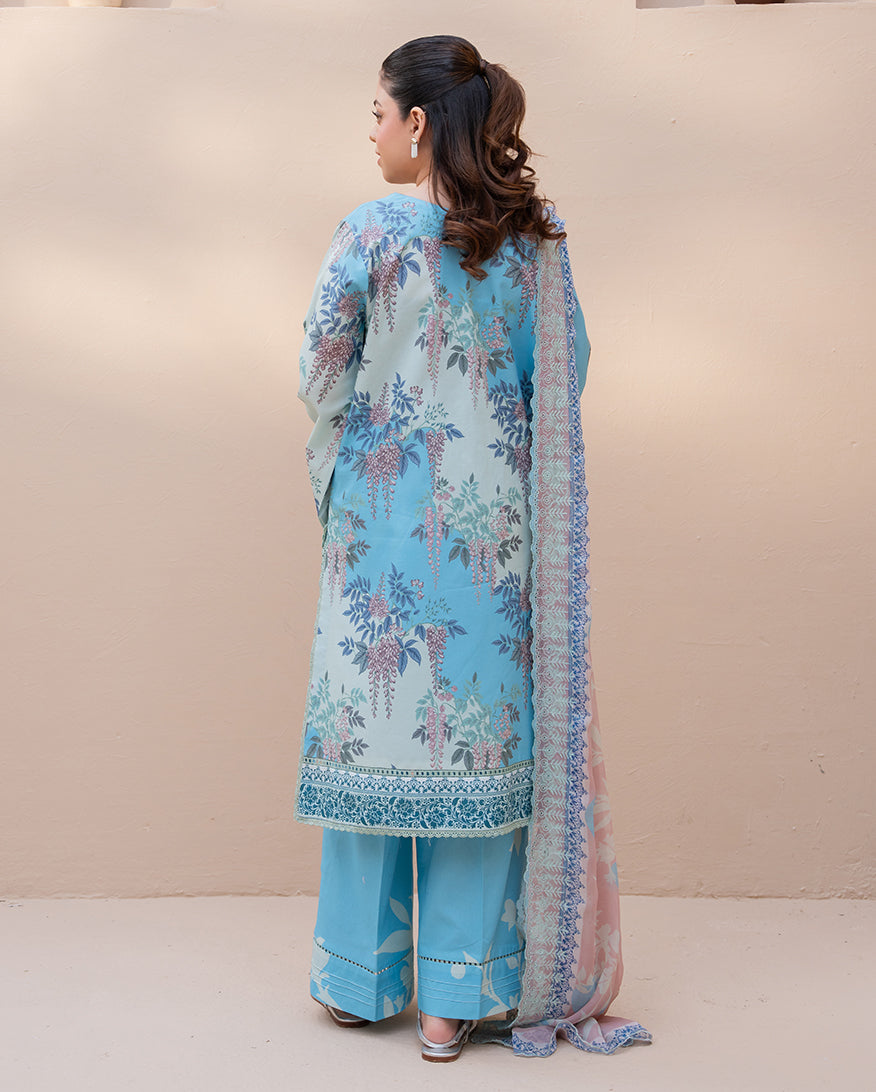 Wild Peony Organza Women Clothing - Roheenaz - 3