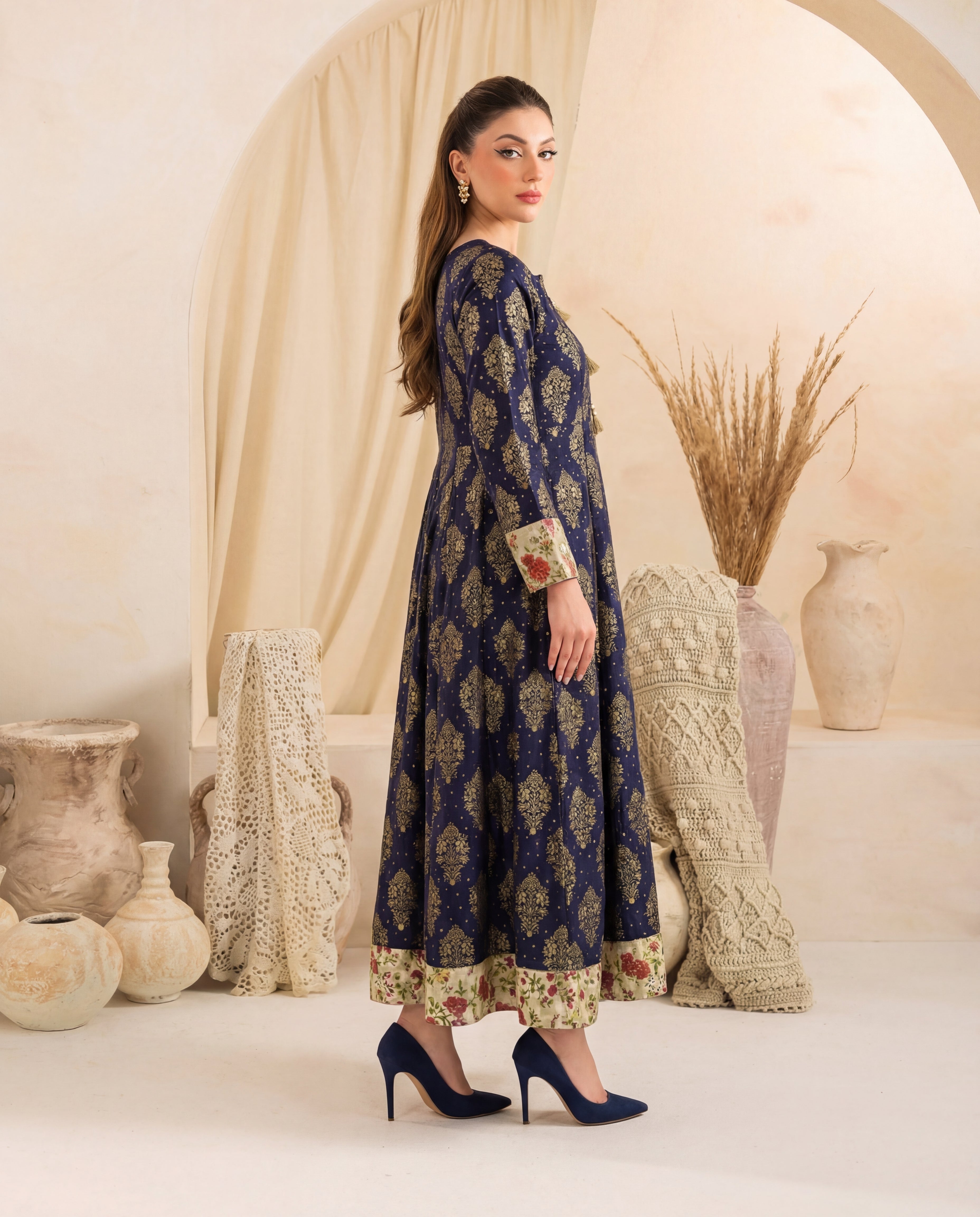 Yasna Premium Fabric Pakistani Winter Dresses - Sahiba-clothing - 4