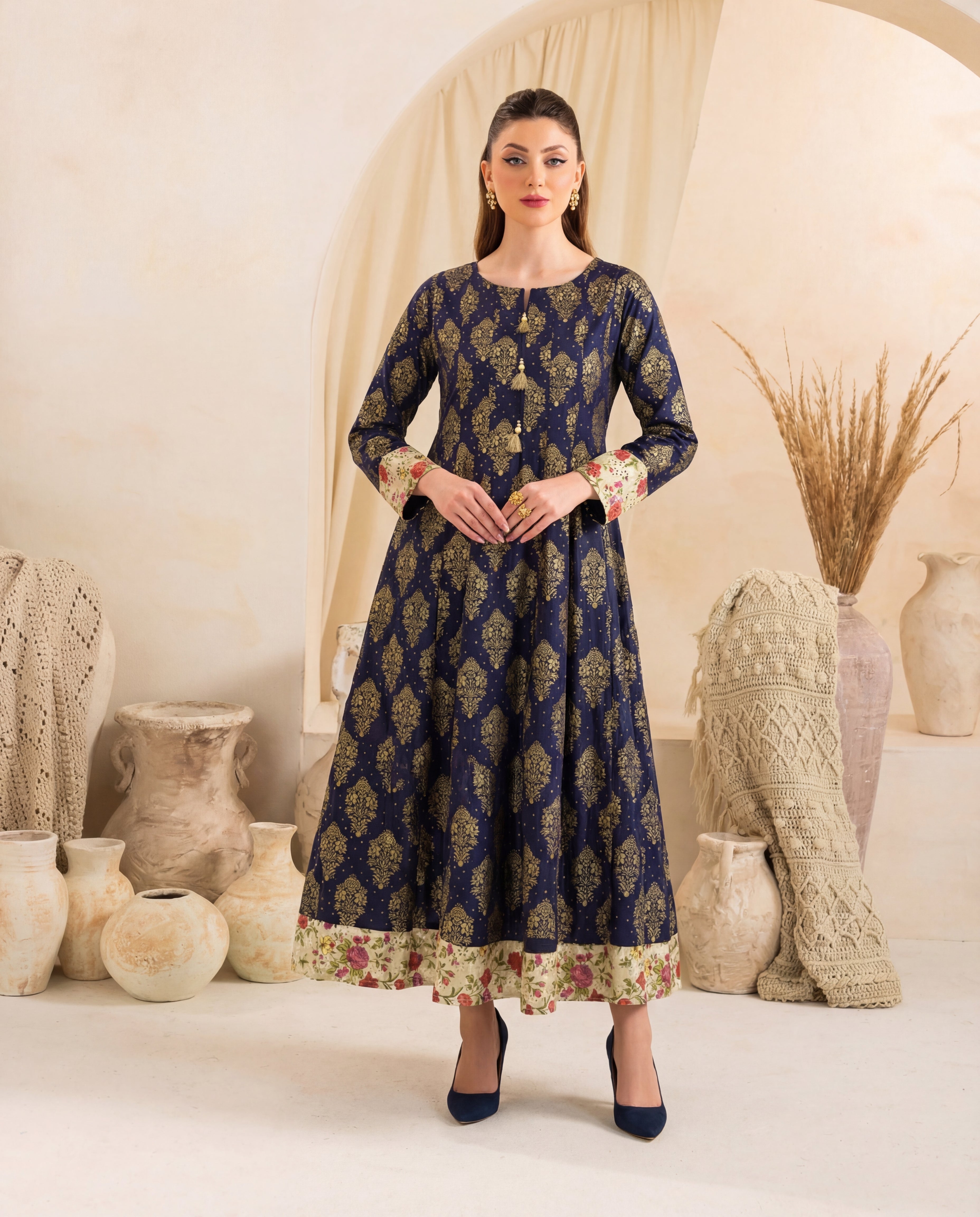 Yasna Premium Fabric Pakistani Winter Dresses - Sahiba-clothing - 1