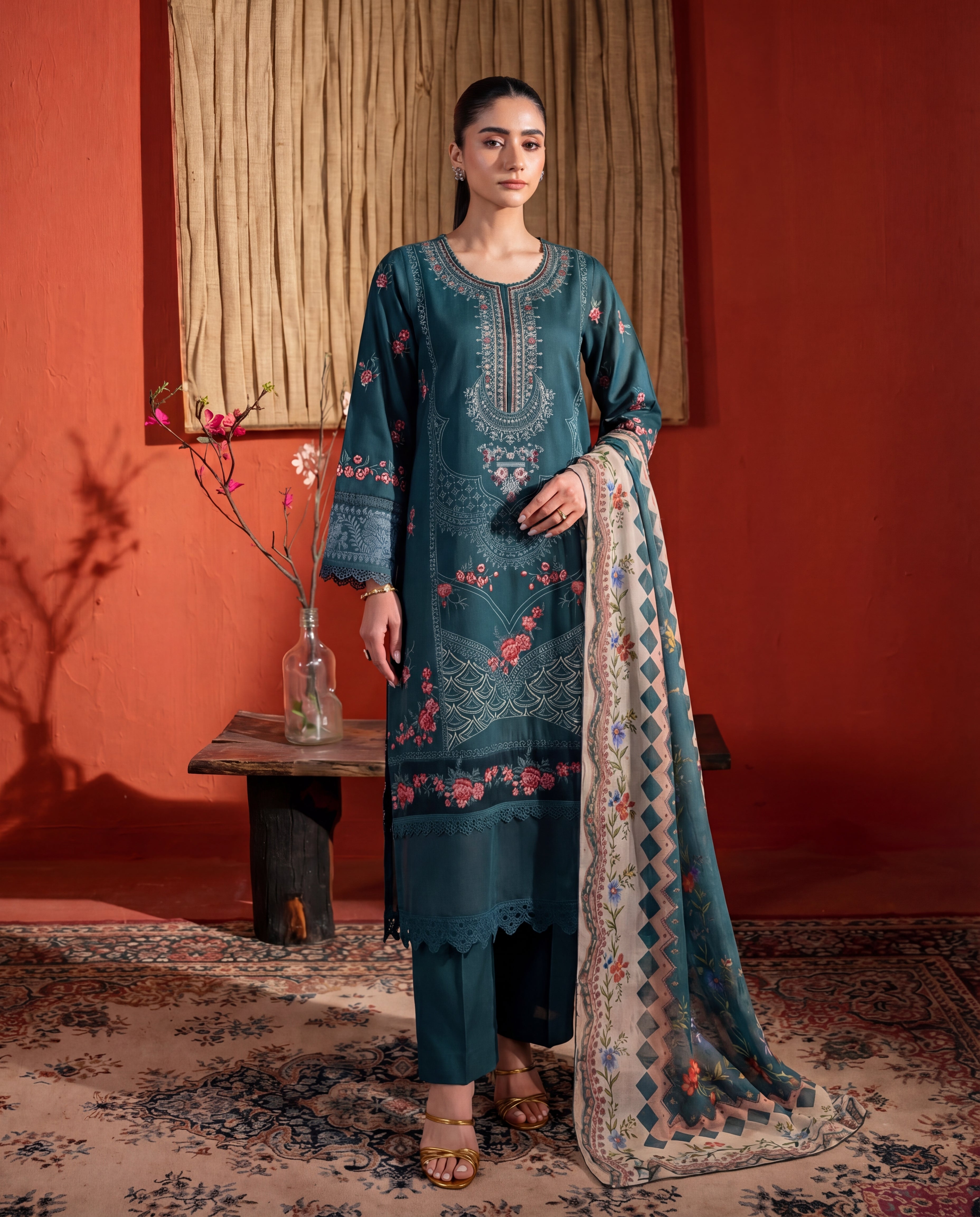 Zameera Premium Fabric Pakistani Summer Dresses - Sahiba-clothing - 1