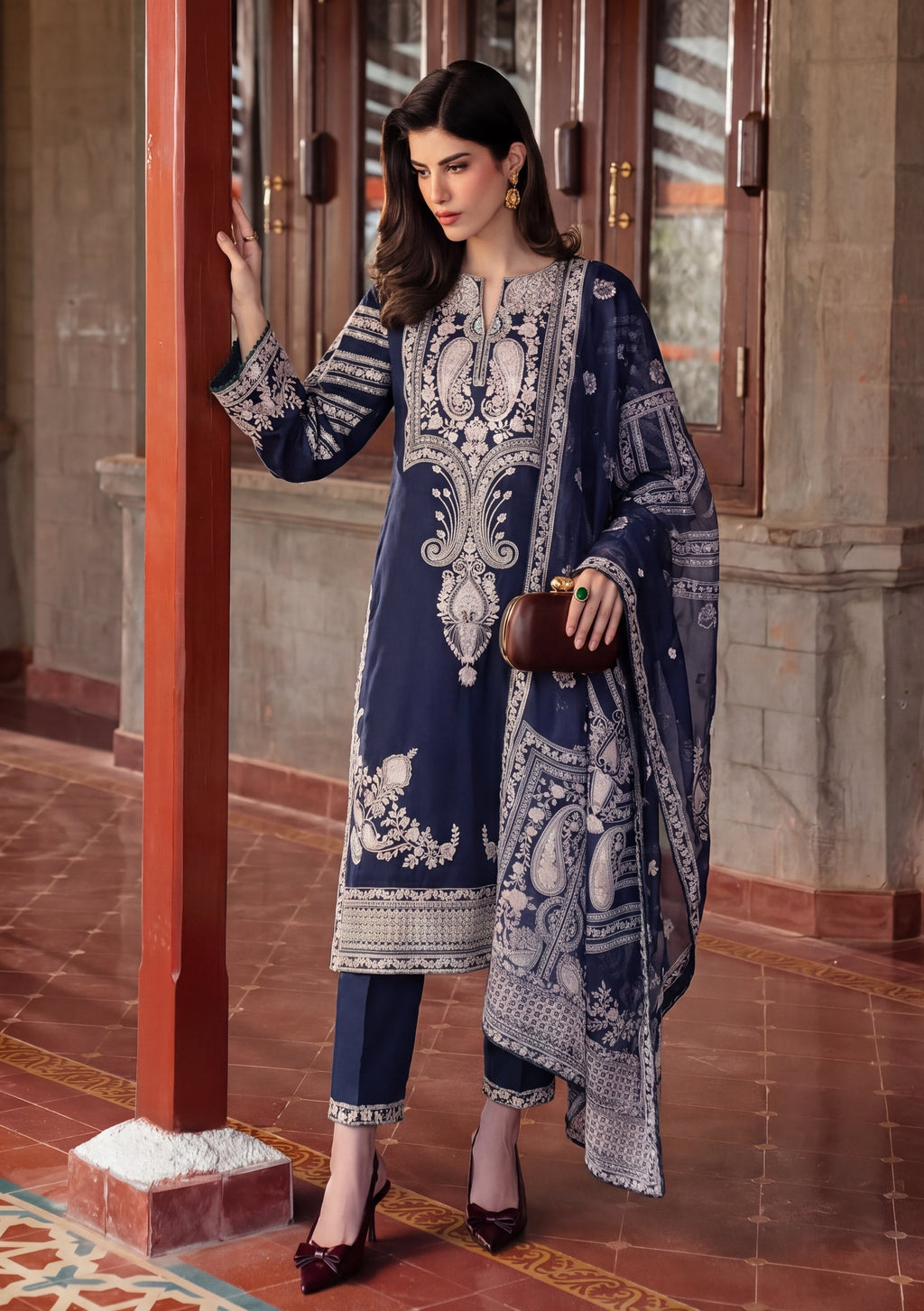 Zarafshaan Premium Fabric Pakistani Summer Dresses - Sahiba-clothing - 1
