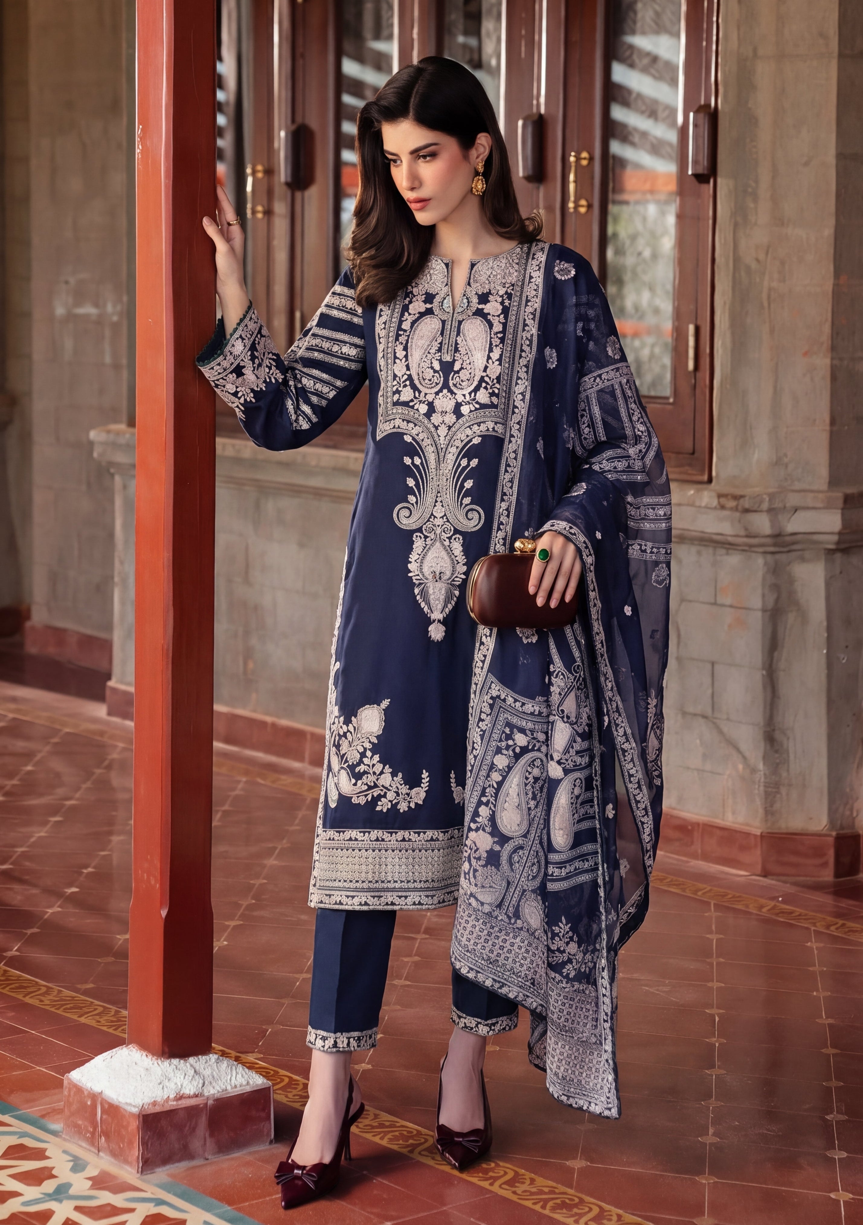 Zarafshaan Premium Fabric Pakistani Summer Dresses - Sahiba-clothing - 1