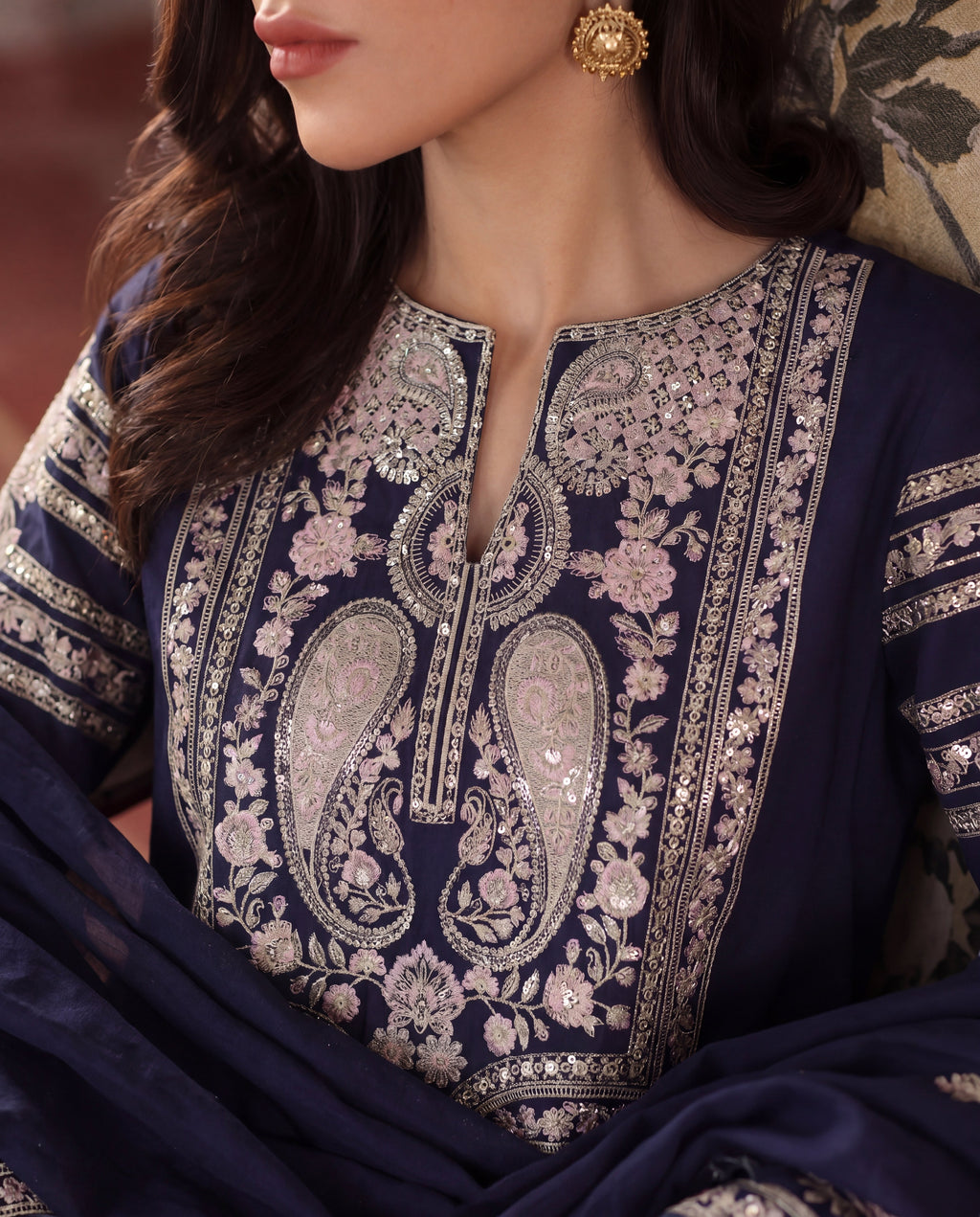 Zarafshaan Premium Fabric Pakistani Summer Dresses - Sahiba-clothing - 2