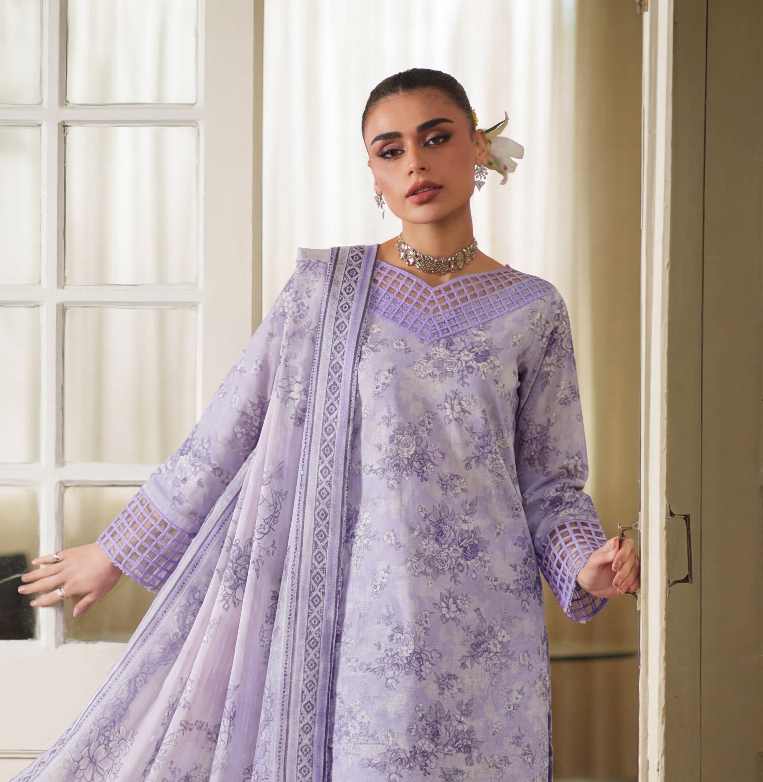 Zaroon Premium Fabric Pakistani Summer Dresses - Sahiba-clothing - 4