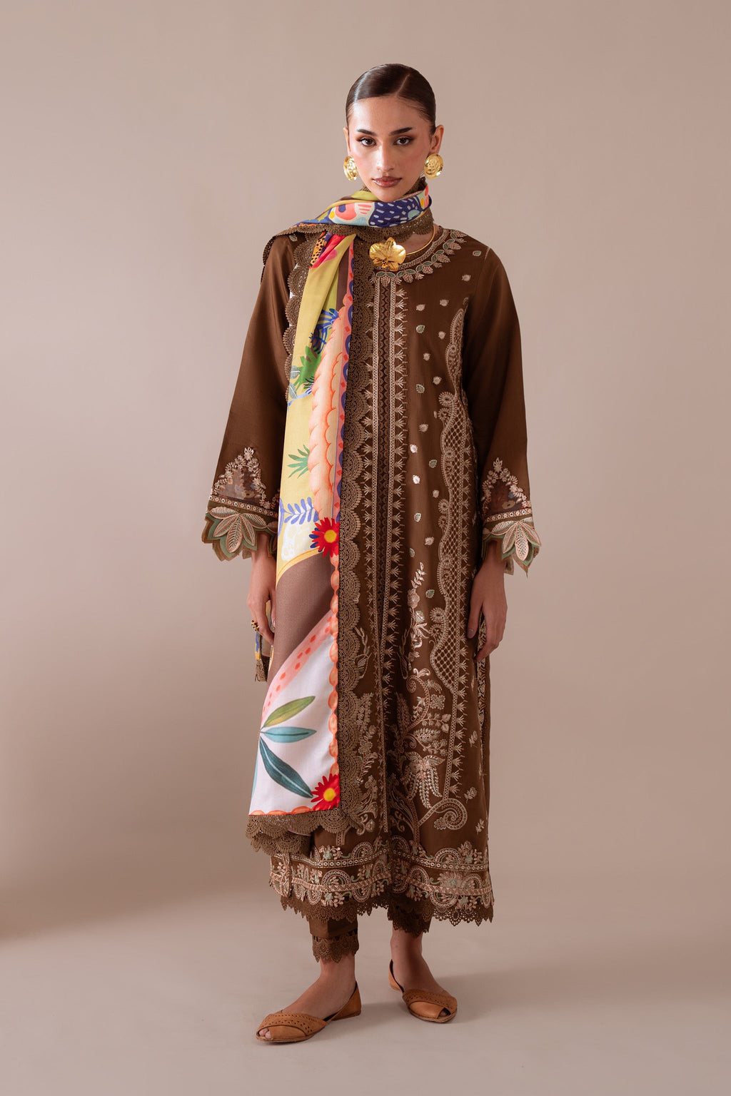 ZARRAH (AV-06) Jacquard Pakistani Summer Dresses - aabyaan - 1