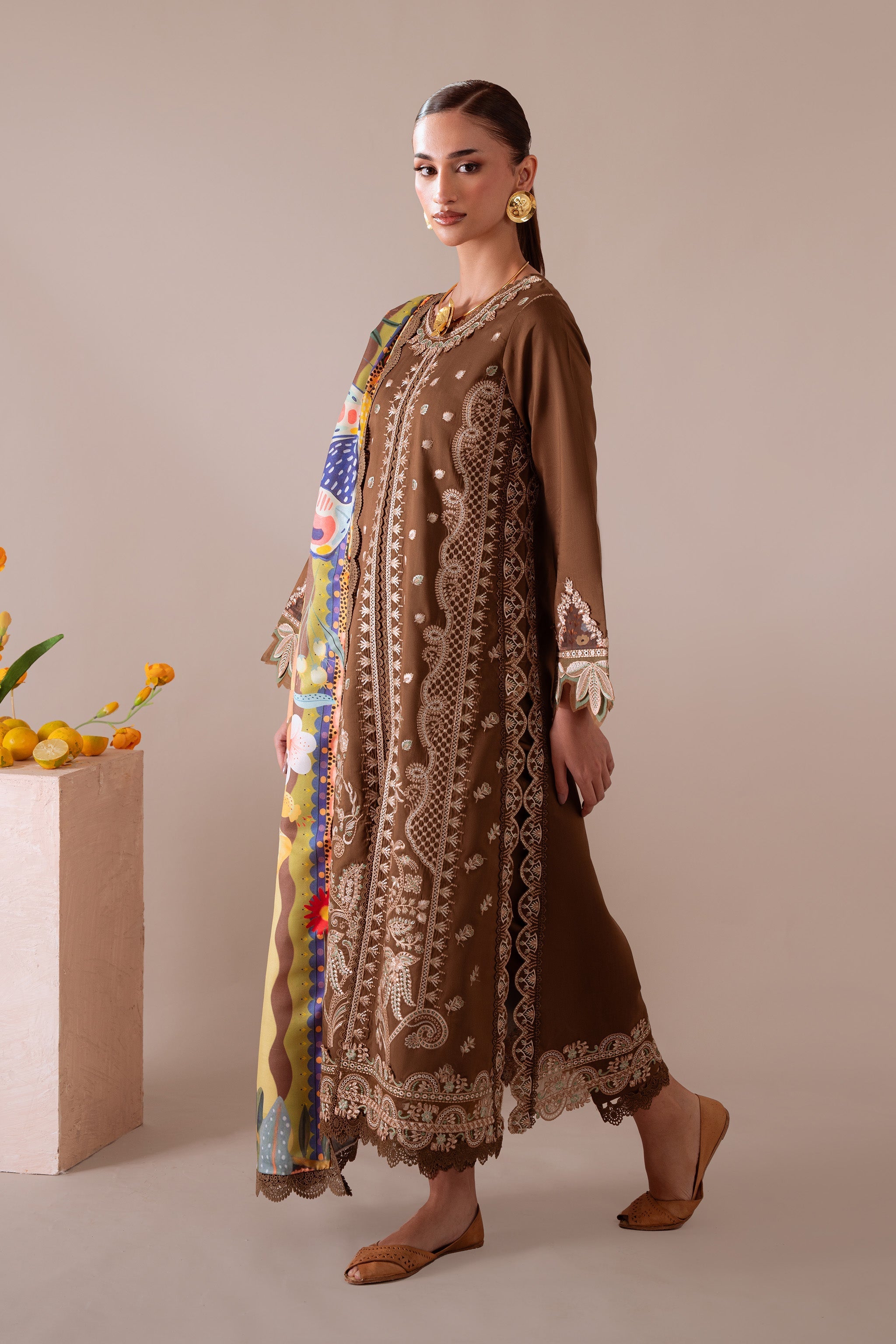 ZARRAH (AV-06) Jacquard Pakistani Summer Dresses - aabyaan - 3