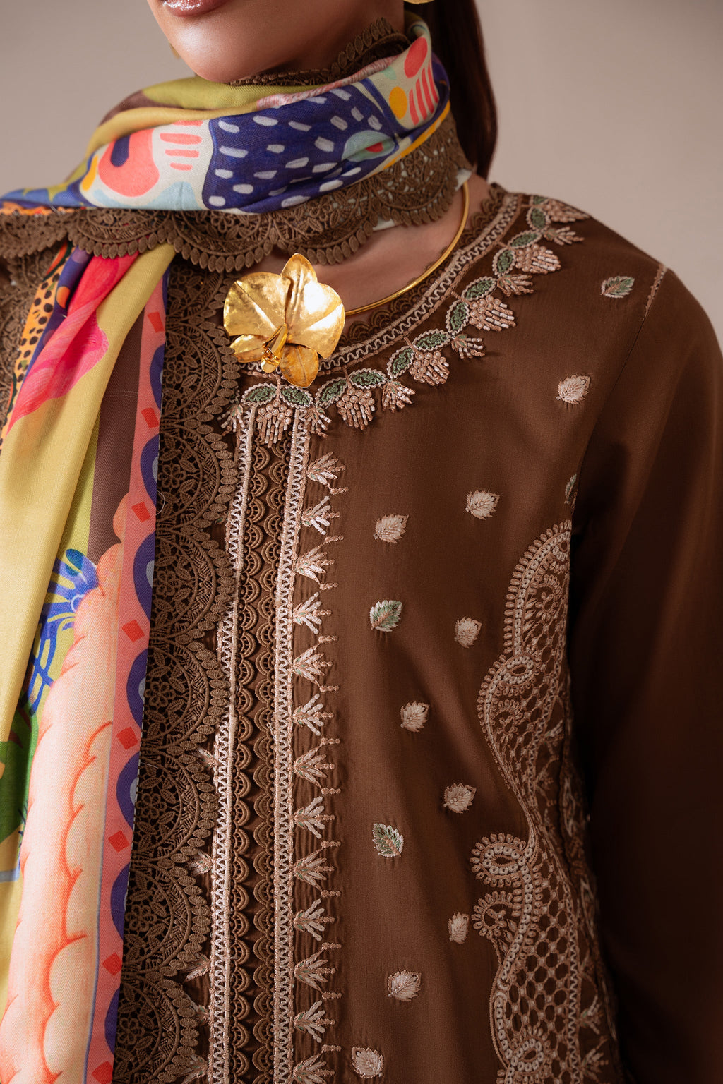 ZARRAH (AV-06) Jacquard Pakistani Summer Dresses - aabyaan - 4