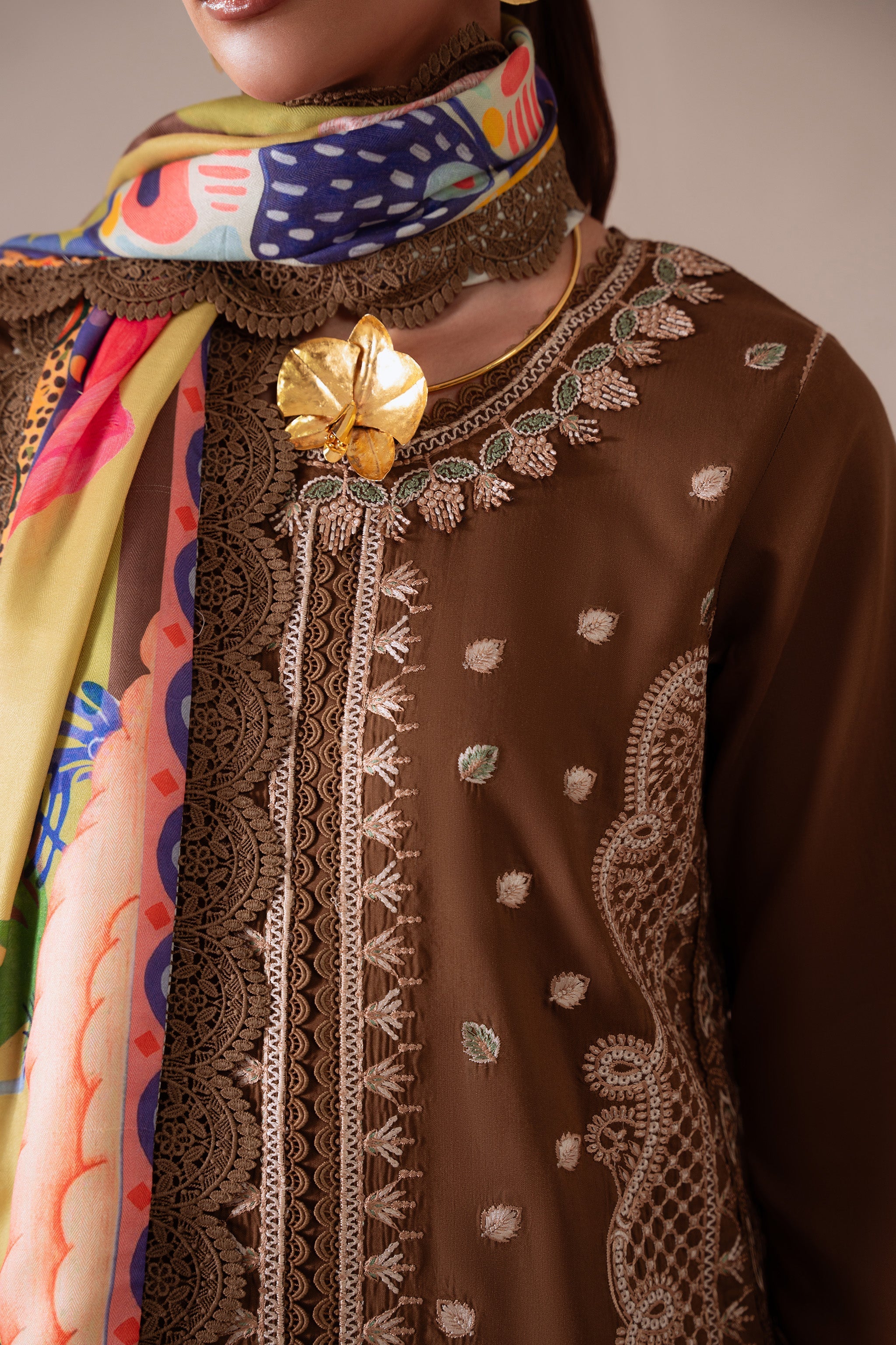 ZARRAH (AV-06) Jacquard Pakistani Summer Dresses - aabyaan - 4