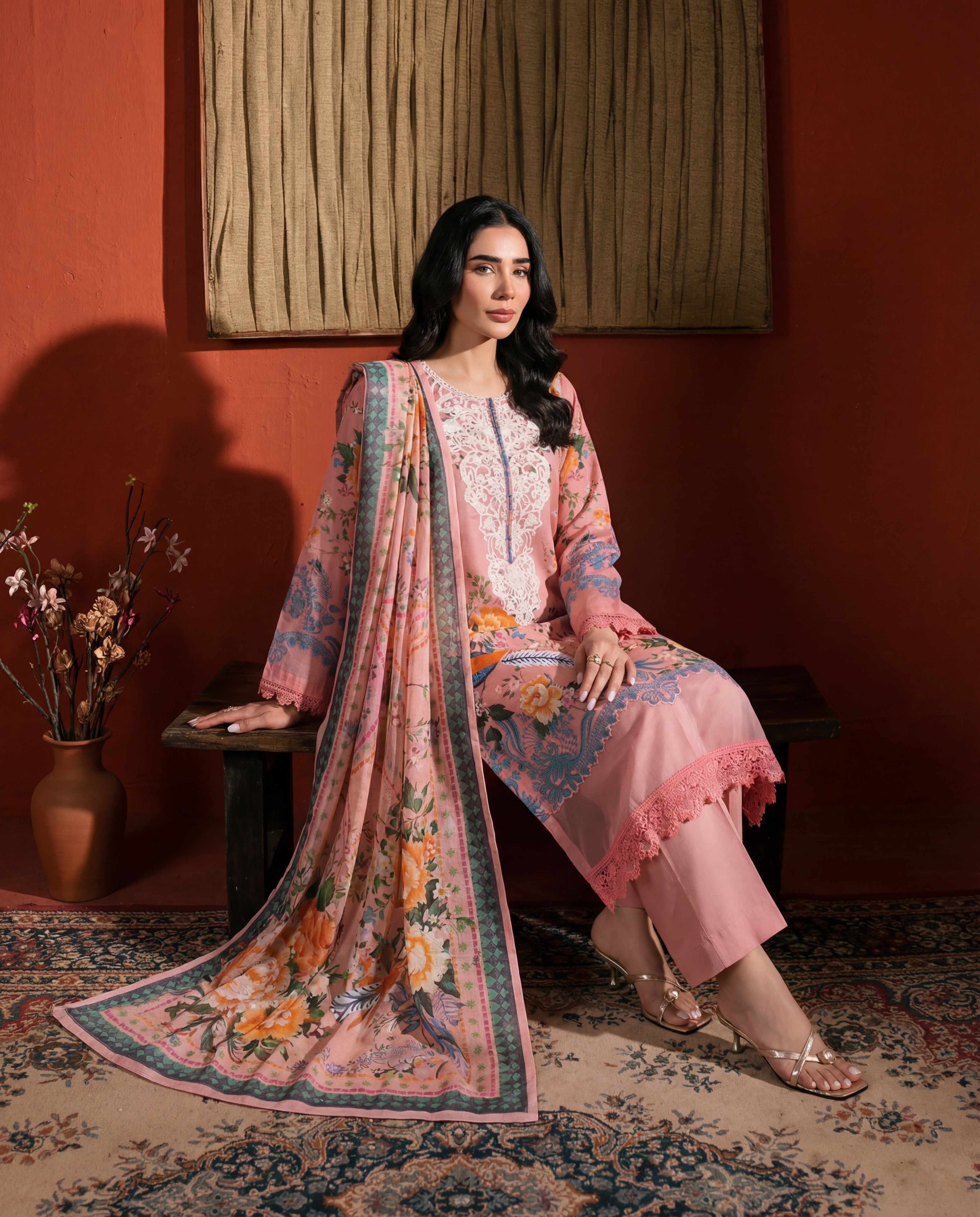Zehnaz Premium Fabric Pakistani Summer Dresses - Sahiba-clothing - 6