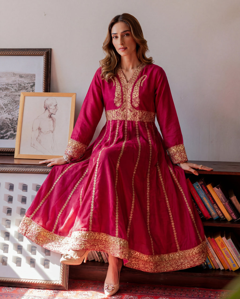 Zohra Premium Fabric Pakistani Summer Dresses - Sahiba-clothing - 2