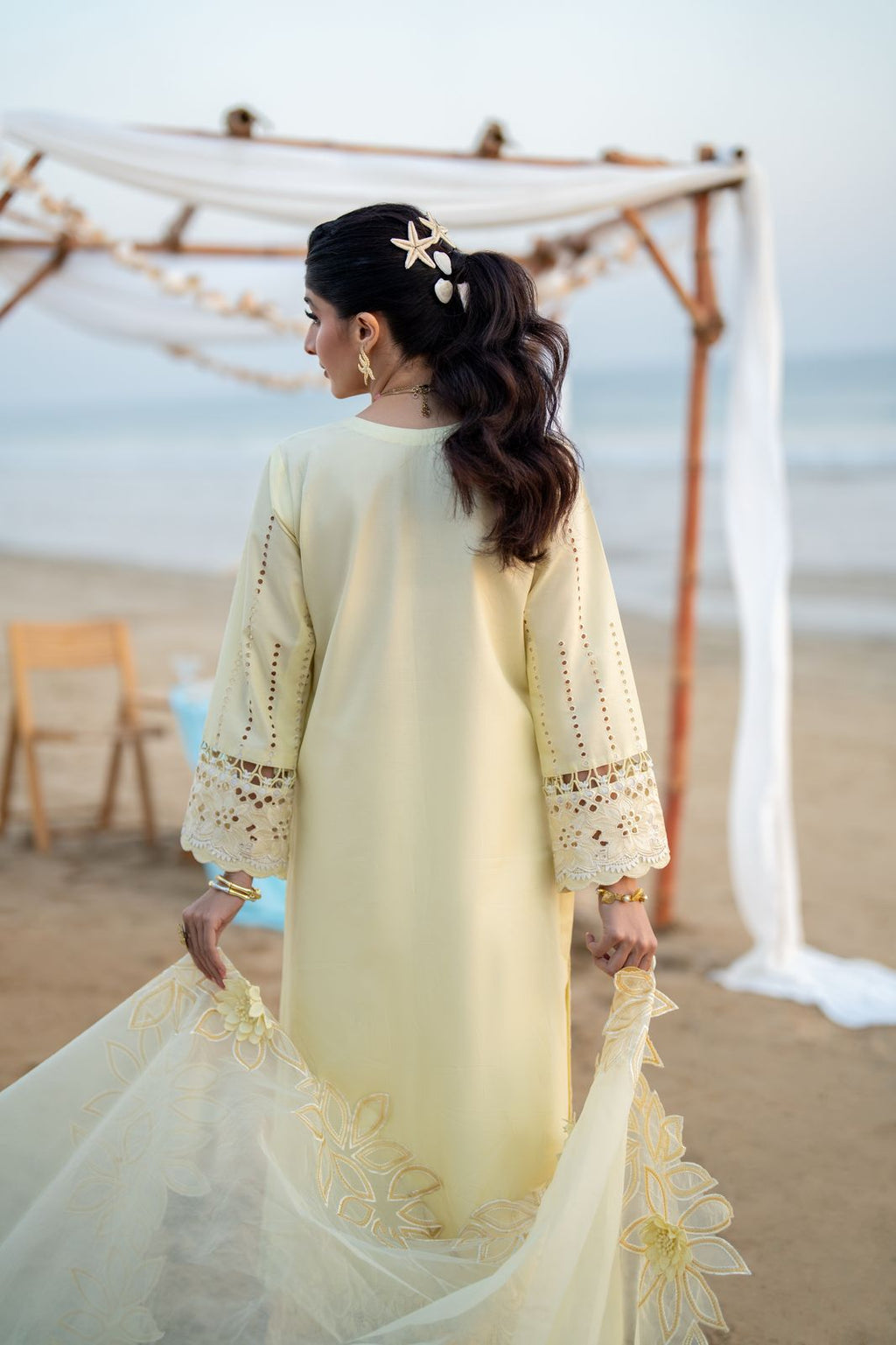 SOFINA (AS-07) Organza Pakistani Summer Dresses - aabyaan - 2