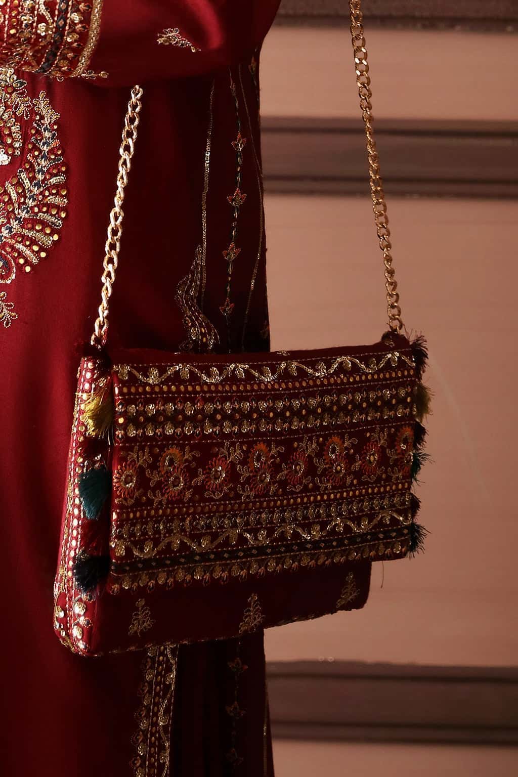 Naaz Raw Silk Pakistani Formal Dresses - Afrozeh - 12