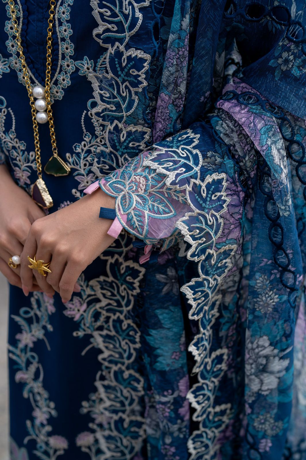 AZURA (AS-03) Jacquard Pakistani Summer Dresses - aabyaan - 5