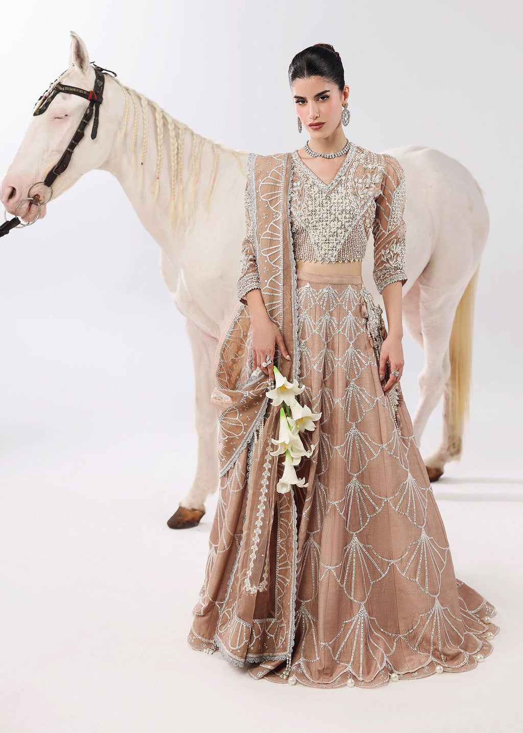 Silk Whisper Organza Pakistani Formal Dresses