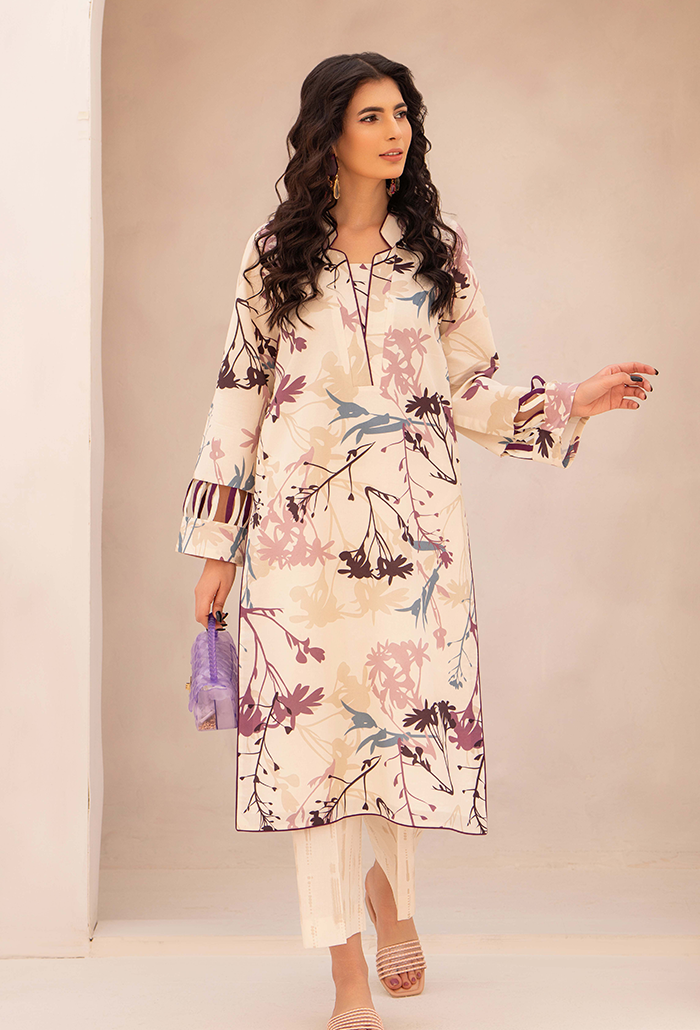 Freya - D03 Cotton Pakistani Summer Dresses - Humdum - 1