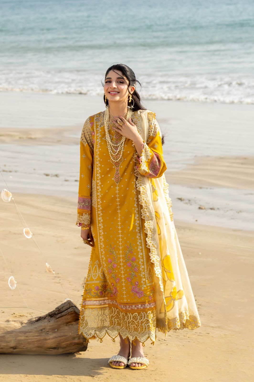ZIYANA (AS-05) Cotton Pakistani Summer Dresses - aabyaan - 1