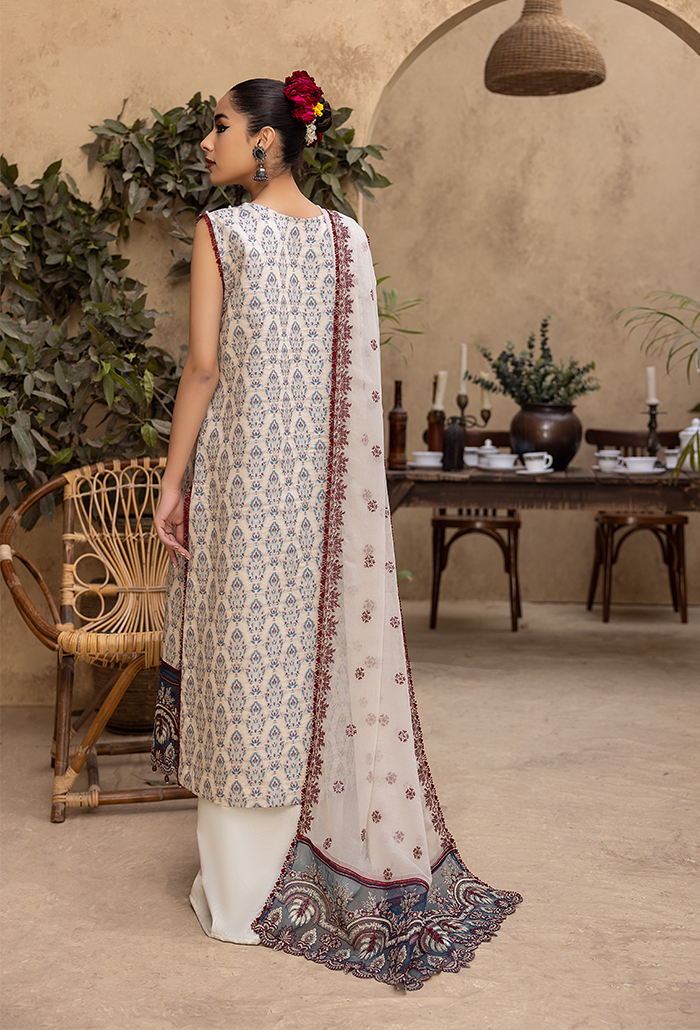 Ishq-Embroidered Jacquard-IS-08 Jacquard Pakistani Winter Dresses - Humdum - 5