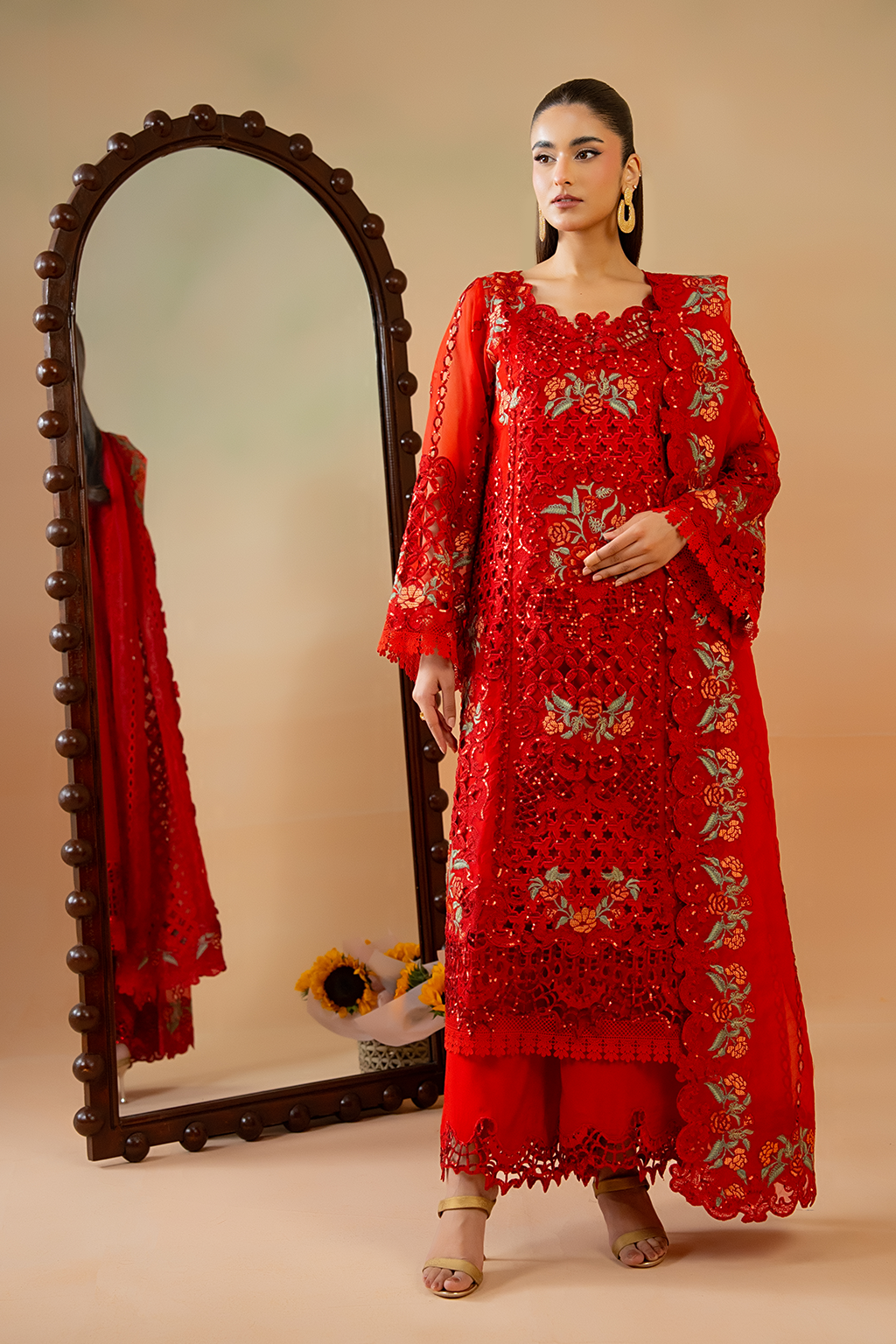 Lavinia Raw Silk Pakistani Summer Dresses