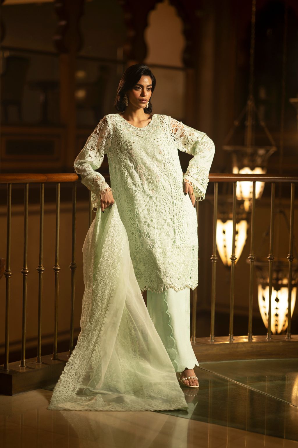 Lime Pakistani Casuals Dresses Collection