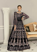 Wisteria Black Russian Grip Pakistani Formal Dresses