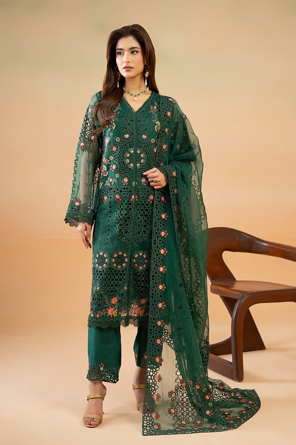 Orin Raw Silk Pakistani Summer Dresses