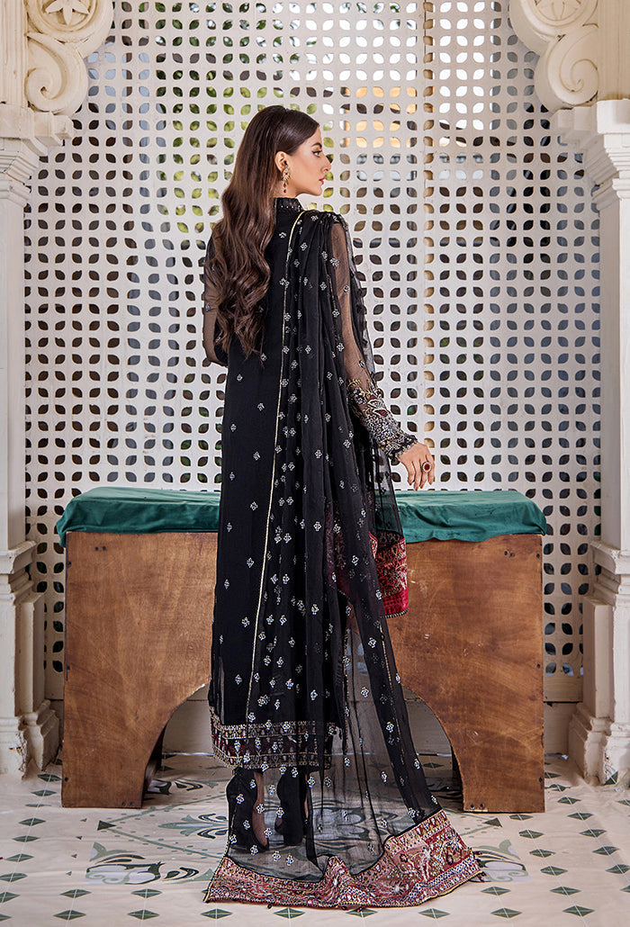 Pareesha embroidery tilla work collection-PS-06 Raw Silk Pakistani Winter Dresses - Humdum - 3