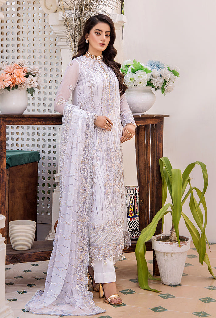 Pareesha embroidery tilla work collection-PS-02 Raw Silk Pakistani Winter Dresses - Humdum - 1