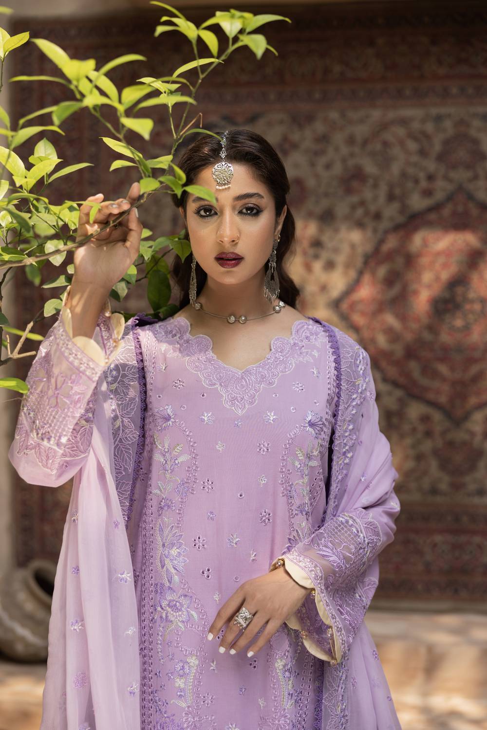 Haven Premium Fabric Pakistani Summer Dresses - Zyra - 3