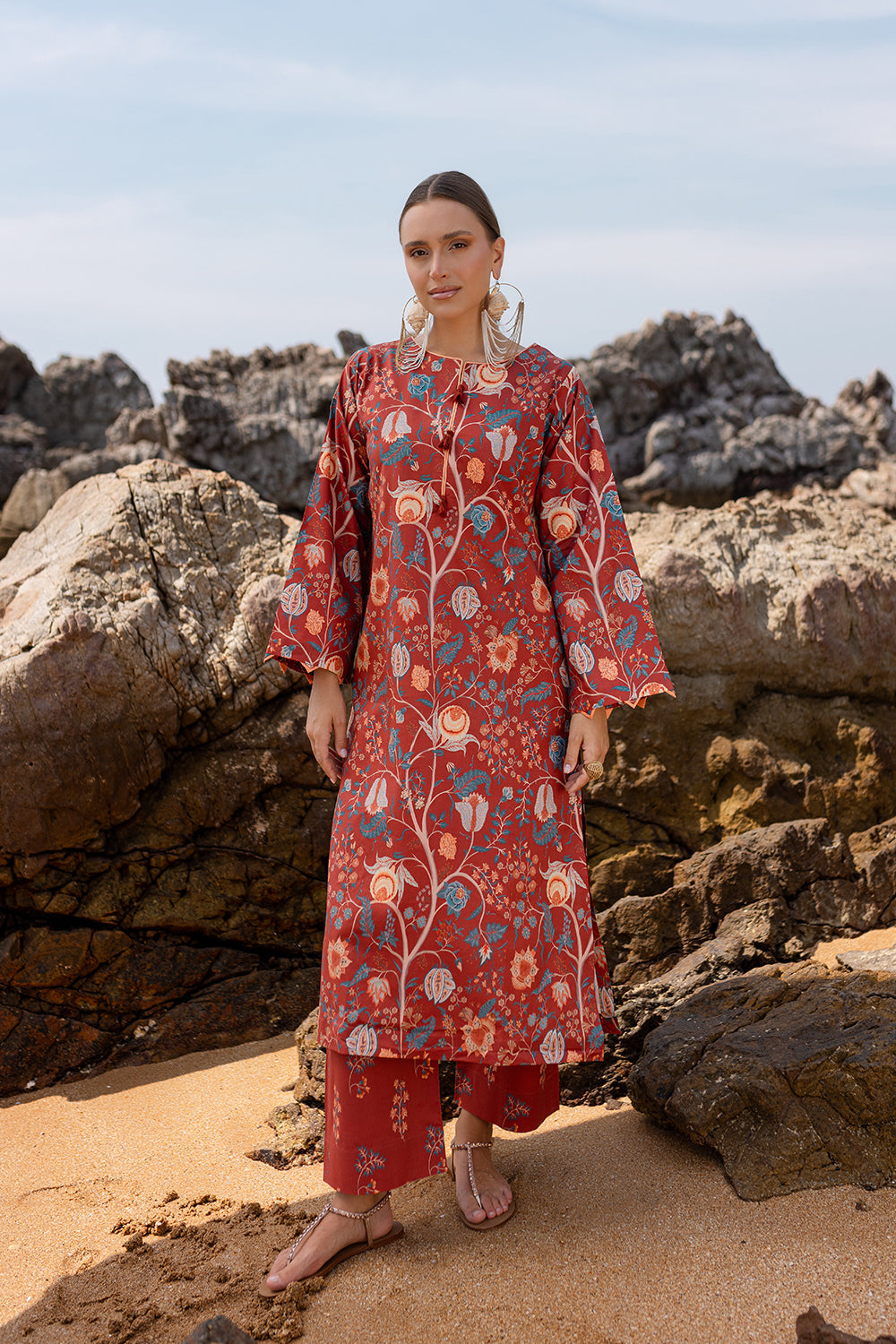 SORIN (AX-05) Cotton Pakistani Summer Dresses - aabyaan - 1