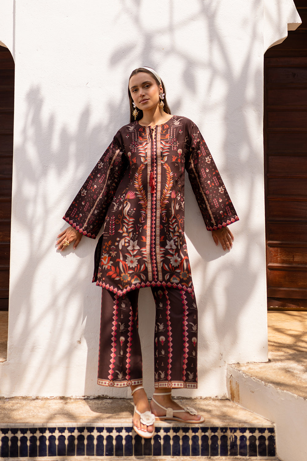 ARELIA (AX-01) Cotton Pakistani Summer Dresses - aabyaan - 4