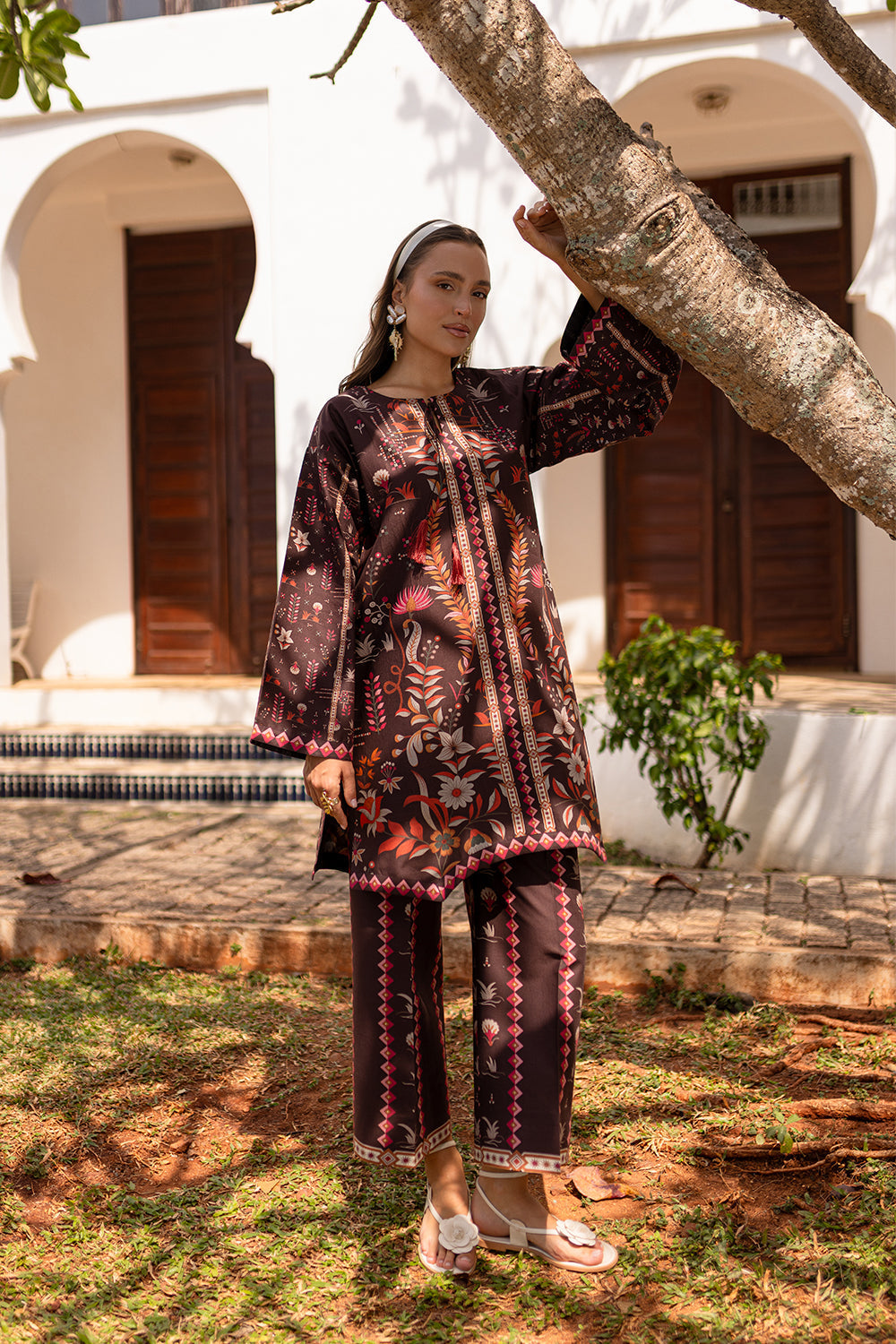 ARELIA (AX-01) Cotton Pakistani Summer Dresses - aabyaan - 2