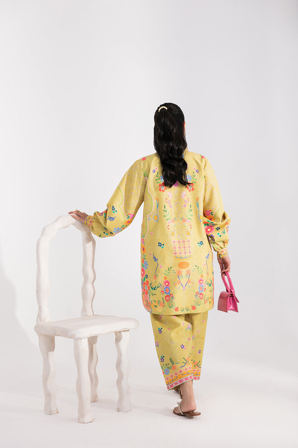 ELARA (AX-02) Cotton Pakistani Summer Dresses - aabyaan - 5