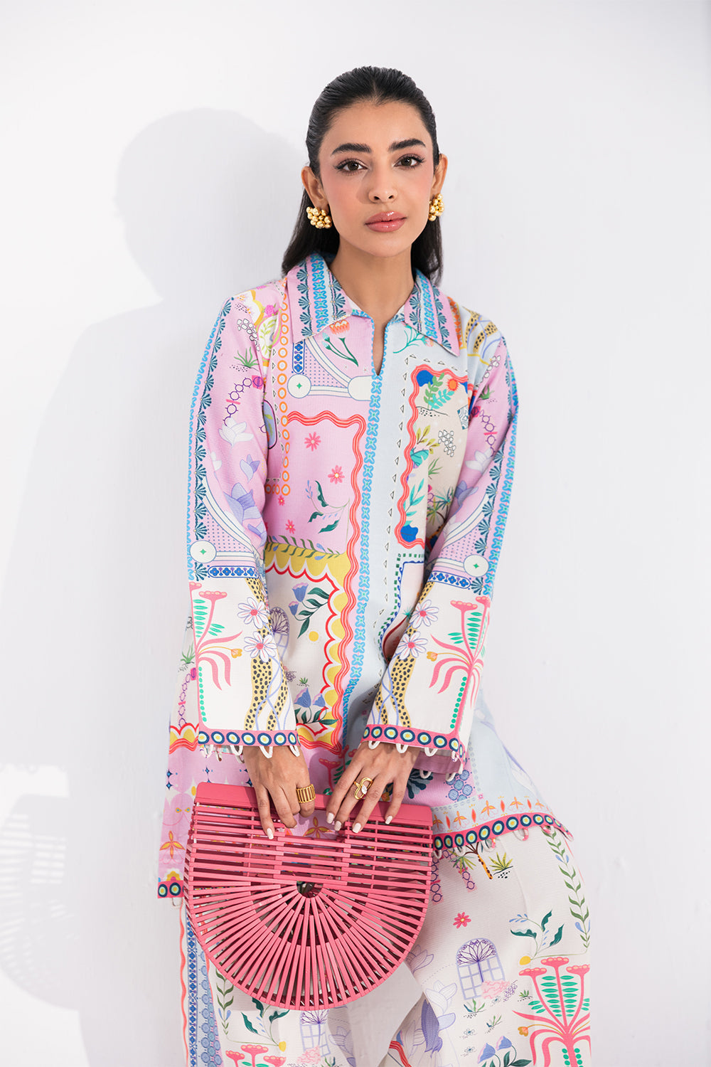 NEREL (AX-07) Cotton Pakistani Summer Dresses - aabyaan - 4