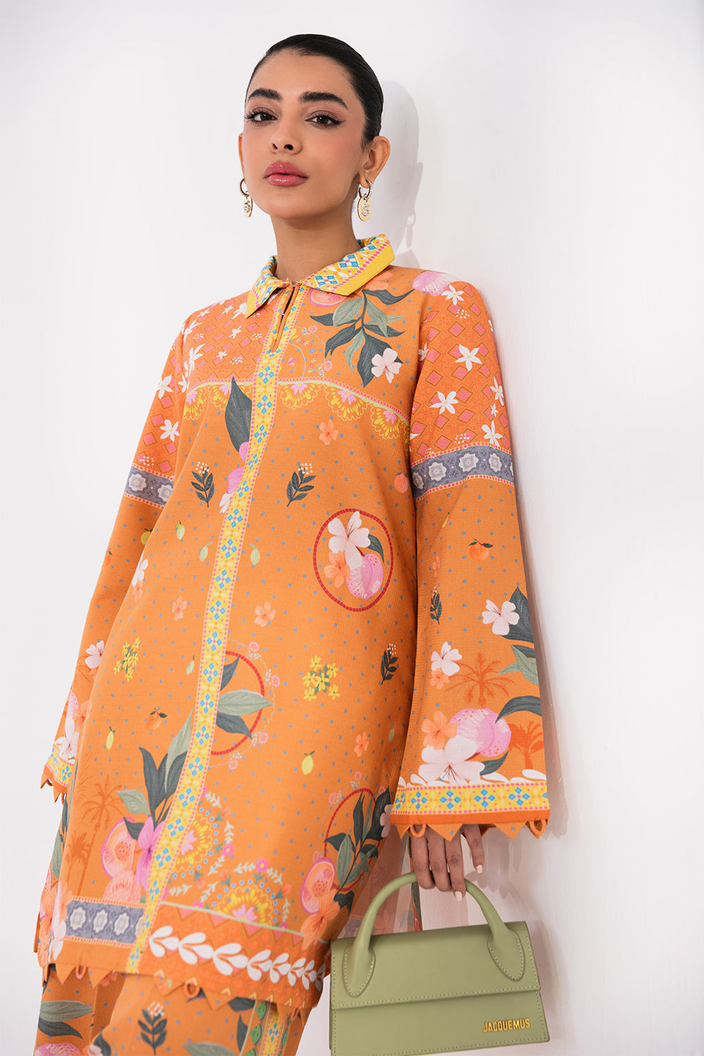 VIREL (AX-04) Cotton Pakistani Summer Dresses - aabyaan - 2